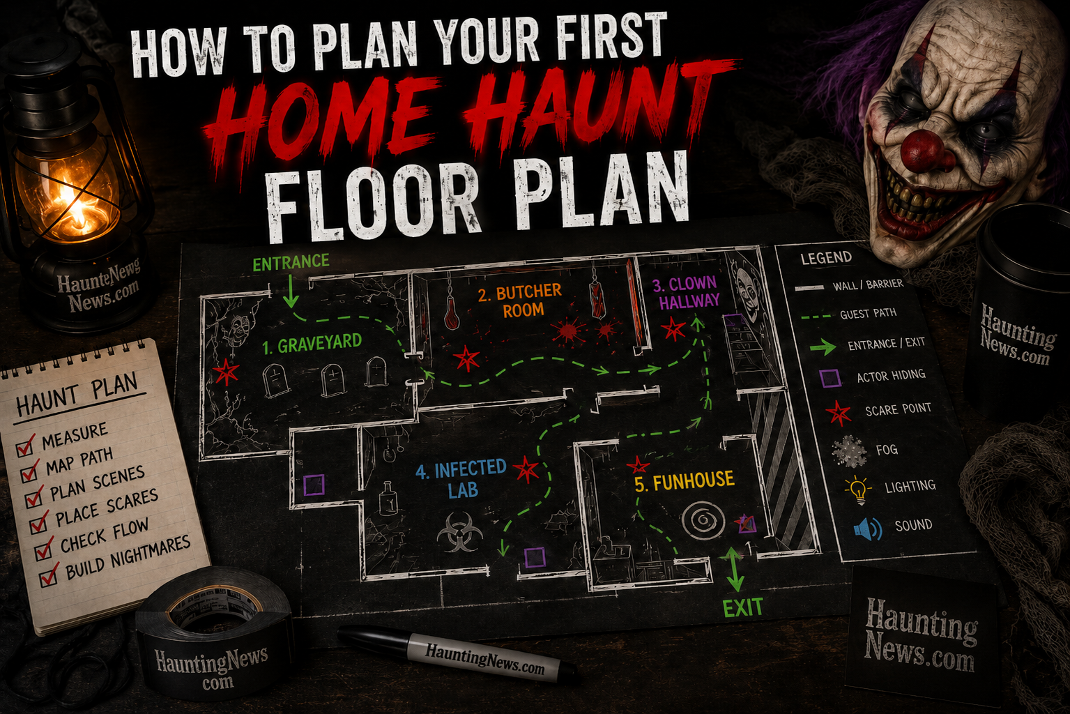 How to plan your home haunt How to plan your home haunt
