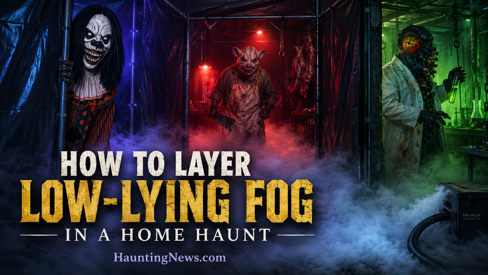 How to make low lying fog in a home haunt