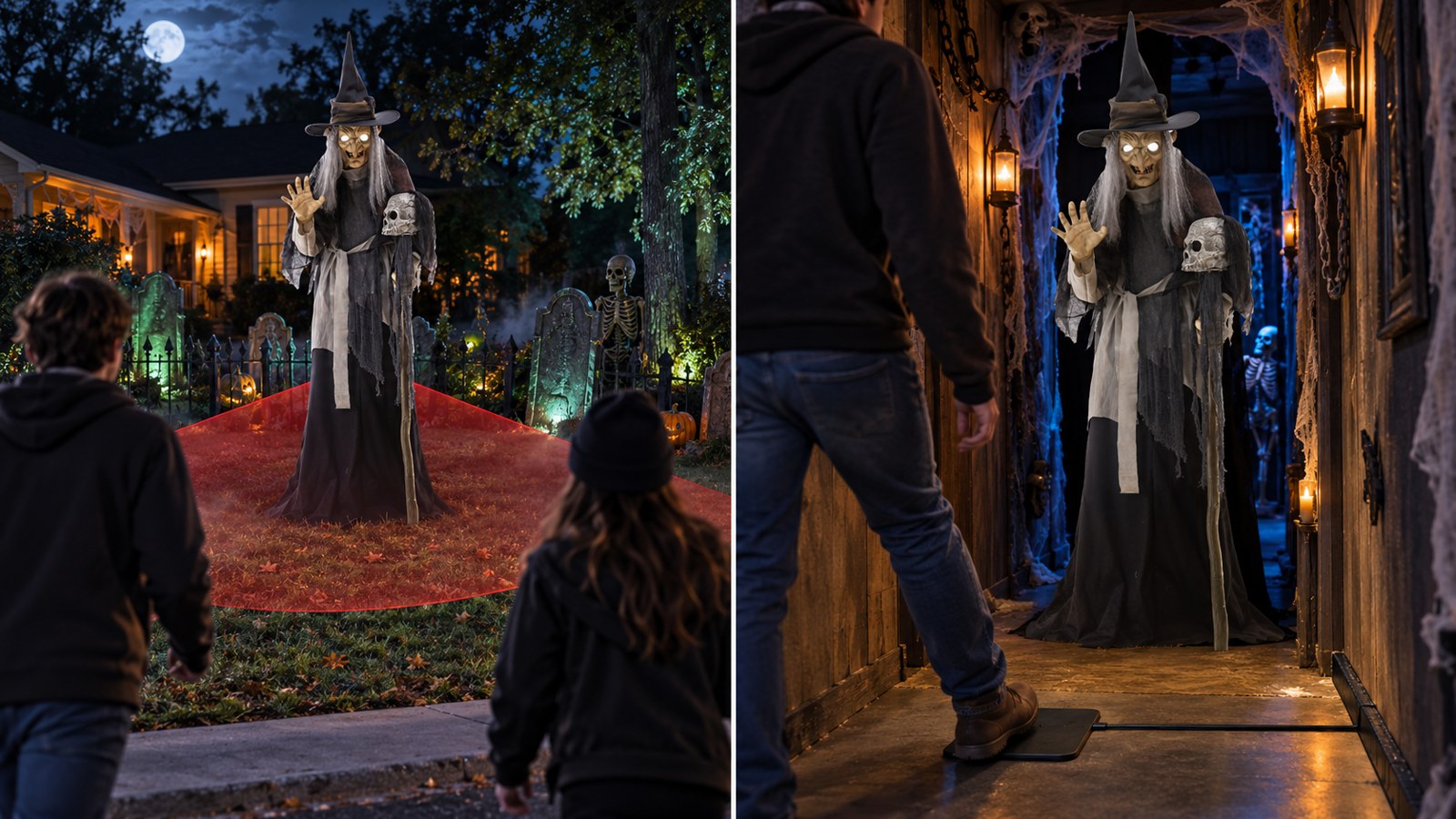 Best Halloween animatronic trigger for yards and haunted hallways
